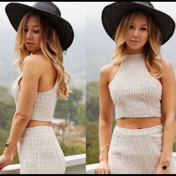 Lost + Wander Tops - NWT! Clearance 🔥 Harper Halter Ribbed Knit Top